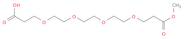 3-Oxo-2,6,9,12,15-pentaoxaoctadecan-18-oic acid