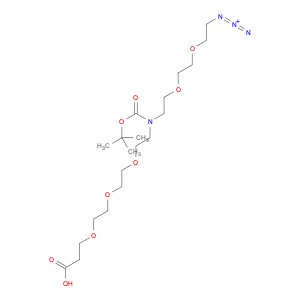 1-Azido-9-(tert-butoxycarbonyl)-3,6,12,15,18-pentaoxa-9-azahenicosan-21-oic acid