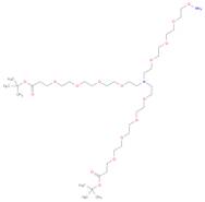 N-(Aminooxy-PEG3)-N-bis(PEG4-t-butyl ester)