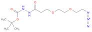 Azido-PEG2-t-Boc-hydrazide