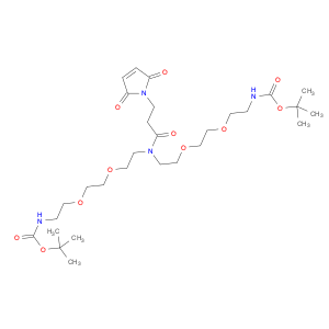 N-Mal-N-bis(PEG2-NH-Boc)