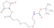 t-Boc-N-amido-PEG2-NHS ester