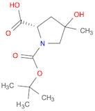 (2S)-4-hydroxy-4-methyl-1-[(2-methylpropan-2-yl)oxycarbonyl]pyrrolidine-2-carboxylic acid