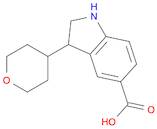 3-(oxan-4-yl)-2,3-dihydro-1H-indole-5-carboxylic acid