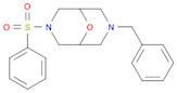 3-(benzenesulfonyl)-7-benzyl-9-oxa-3,7-diazabicyclo[3.3.1]nonane