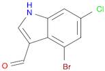 4-Bromo-6-chloro-1H-indole-3-carbaldehyde