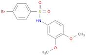 4-bromo-N-(3,4-dimethoxyphenyl)benzenesulfonamide