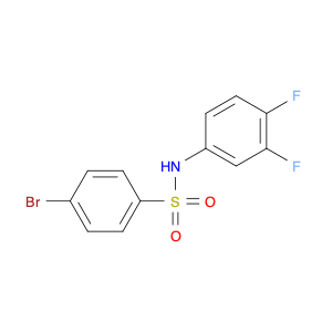 4-bromo-N-(3,4-difluorophenyl)benzenesulfonamide