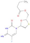 ((2S,5R)-5-(4-Amino-5-Fluoro-2-Oxopyrimidin-1(2H)-Yl)-1,3-Oxathiolan-2-Yl)Methyl Butyrate