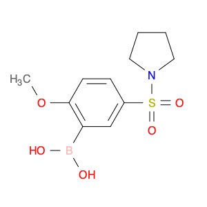 (2-Methoxy-5-(pyrrolidin-1-ylsulfonyl)phenyl)boronic acid