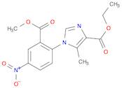 ethyl 1-(2-(methoxycarbonyl)-4-nitrophenyl)-5-methyl-1H-imidazole-4-carboxylate