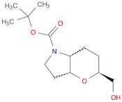 tert-butyl (3aR,5S,7aR)-5-(hydroxymethyl)-3,3a,5,6,7,7a-hexahydro-2H-pyrano[3,2-b]pyrrole-1-carb...