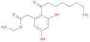 (3,5-Dihydroxy-2-octanoyl-phenyl)-acetic acid ethyl ester