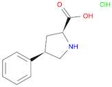 (2S,4R)-4-Phenylpyrrolidine-2-carboxylic acid hydrochloride