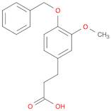 3-Methoxy-4-(benzyloxy)-benzenepropanoic acid