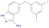 5-(3,5-difluorobenzyl)-1H-indazol-3-amine