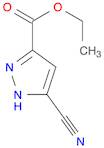 5-CYANO-1H-PYRAZOLE-3-CARBOXYLIC ACID ETHYL ESTER