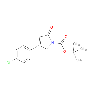 tert-butyl 3-(4-chlorophenyl)-5-oxo-2H-pyrrole-1-carboxylate