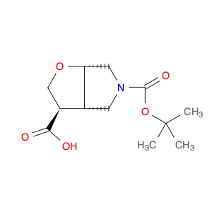 Racemic-(3R,3aS,6aS)-5-(tert-butoxycarbonyl)hexahydro-2H-furo[2,3-c]pyrrole-3-carboxylic acid