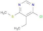 4-Chloro-5-ethyl-6-(methylsulfanyl)-pyrimidine