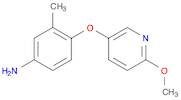 4-((6-methoxypyridin-3-yl)oxy)-3-methylaniline