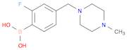 (2-fluoro-4-((4-methylpiperazin-1-yl)methyl)phenyl)boronic acid