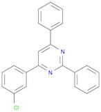 4-(3-CHLOROPHENYL)-2,6-DIPHENYLPYRIMIDINE