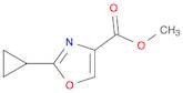 methyl 2-cyclopropyl-1,3-oxazole-4-carboxylate