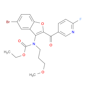 Ethyl (5-Bromo-2-(6-Fluoronicotinoyl)Benzofuran-3-Yl)(3-Methoxypropyl)Carbamate