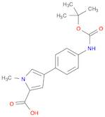 1-methyl-4-[4-[(2-methylpropan-2-yl)oxycarbonylamino]phenyl]pyrrole-2-carboxylic acid