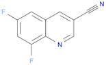 6,8-difluoroquinoline-3-carbonitrile