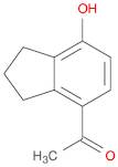 1-(7-hydroxy-2,3-dihydro-1H-inden-4-yl)ethanone