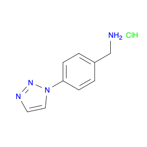 (4-(1H-1,2,3-TRIAZOL-1-YL)PHENYL)METHANAMINE HCL