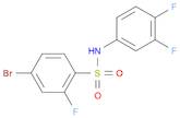 4-bromo-N-(3,4-difluorophenyl)-2-fluorobenzenesulfonamide