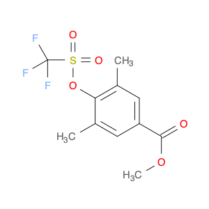 methyl 3,5-dimethyl-4-(trifluoromethylsulfonyloxy)benzoate