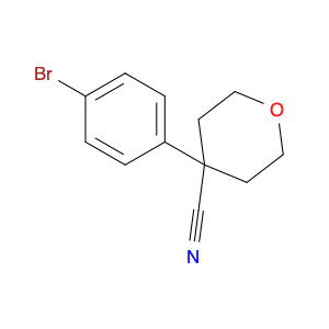 4-(4-bromophenyl)oxane-4-carbonitrile