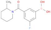 3-Fluoro-5-(2-methyl-1-piperidinylcarbonyl)benzeneboronic acid