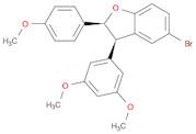 (2S,3R)-5-bromo-3-(3,5-dimethoxyphenyl)-2-(4-methoxyphenyl)-2,3-dihydro-1-benzofuran