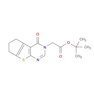 tert-Butyl 2-(4-oxo-4,5,6,7-tetrahydro-3H-cyclopenta[4,5]thieno[2,3-d]pyrimidin-3-yl)acetate