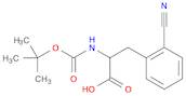 2-((tert-butoxycarbonyl)amino)-3-(2-cyanophenyl)propanoic acid