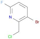 3-bromo-2-(chloromethyl)-6-fluoropyridine