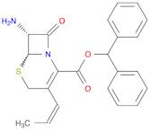 (6R,7R)-Benzhydryl 7-amino-8-oxo-3-((Z)-prop-1-en-1-yl)-5-thia-1-azabicyclo[4.2.0]oct-2-ene-2-carb…