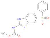 Methyl (5-(phenylsulfonyl)-1H-benzo[d]imidazol-2-yl)carbamate