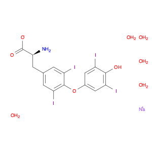 L-Thyroxine sodium salt pentahydrate