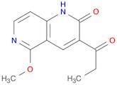 1-(2-Hydroxy-5-methoxy-1,6-naphthyridin-3-yl)propan-1-one