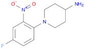 1-(4-Fluoro-2-nitrophenyl)piperidin-4-amine