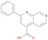 2-Phenyl-1,7-naphthyridine-4-carboxylic acid