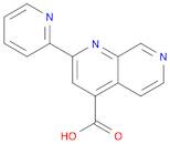 2-(Pyridin-2-yl)-1,7-naphthyridine-4-carboxylic acid