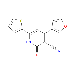 4-(Furan-3-yl)-2-oxo-6-(thiophen-2-yl)-1,2-dihydropyridine-3-carbonitrile