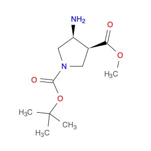 1-(tert-Butyl) 3-methyl (3S,4S)-4-aminopyrrolidine-1,3-dicarboxylate